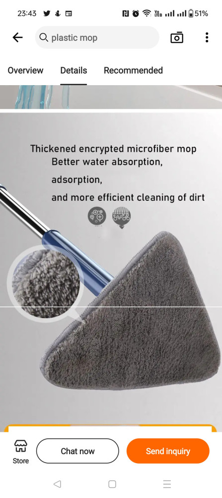 Automatic water squeezing mop