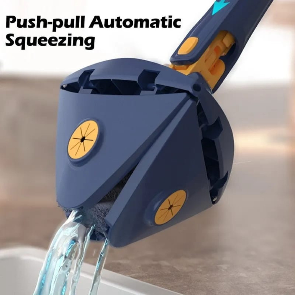 Automatic water squeezing mop